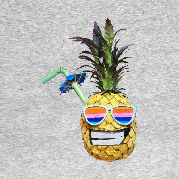 The singer is a cool pineapple by figue